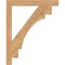 Ekena Millwork Merced Block Smooth Bracket, Western Red Cedar, 3 1/2"W x 34"D x 42"H BKT04X34X42MRC05SWR - alternate 2